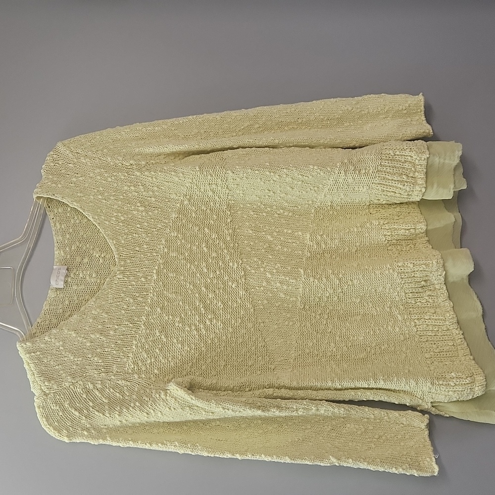 Chicos sweater size